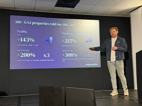 Stijn Bergmans, 7 Tactics for Agentic Search and Shopping — brightonSEO 2026, zdjęcie 19 (09:55)