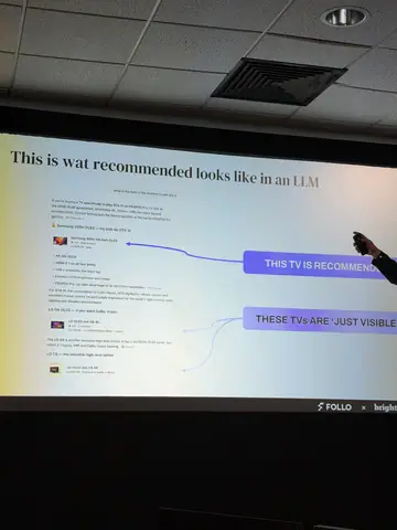 Stijn Bergmans, 7 Tactics for Agentic Search and Shopping — brightonSEO 2026, zdjęcie 36 (10:03)