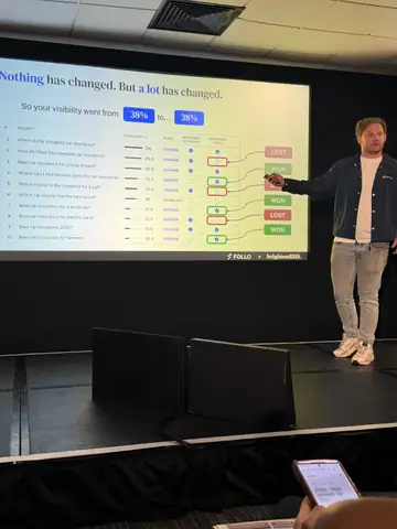 Stijn Bergmans, 7 Tactics for Agentic Search and Shopping — brightonSEO 2026, zdjęcie 43 (10:04)