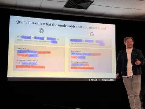 Stijn Bergmans, 7 Tactics for Agentic Search and Shopping — brightonSEO 2026, zdjęcie 54 (10:09)