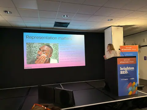 Tanya Kant, AI Literacy: What It Is and Why Your Workforce Needs It — brightonSEO 2026, zdjęcie 8 (11:56)